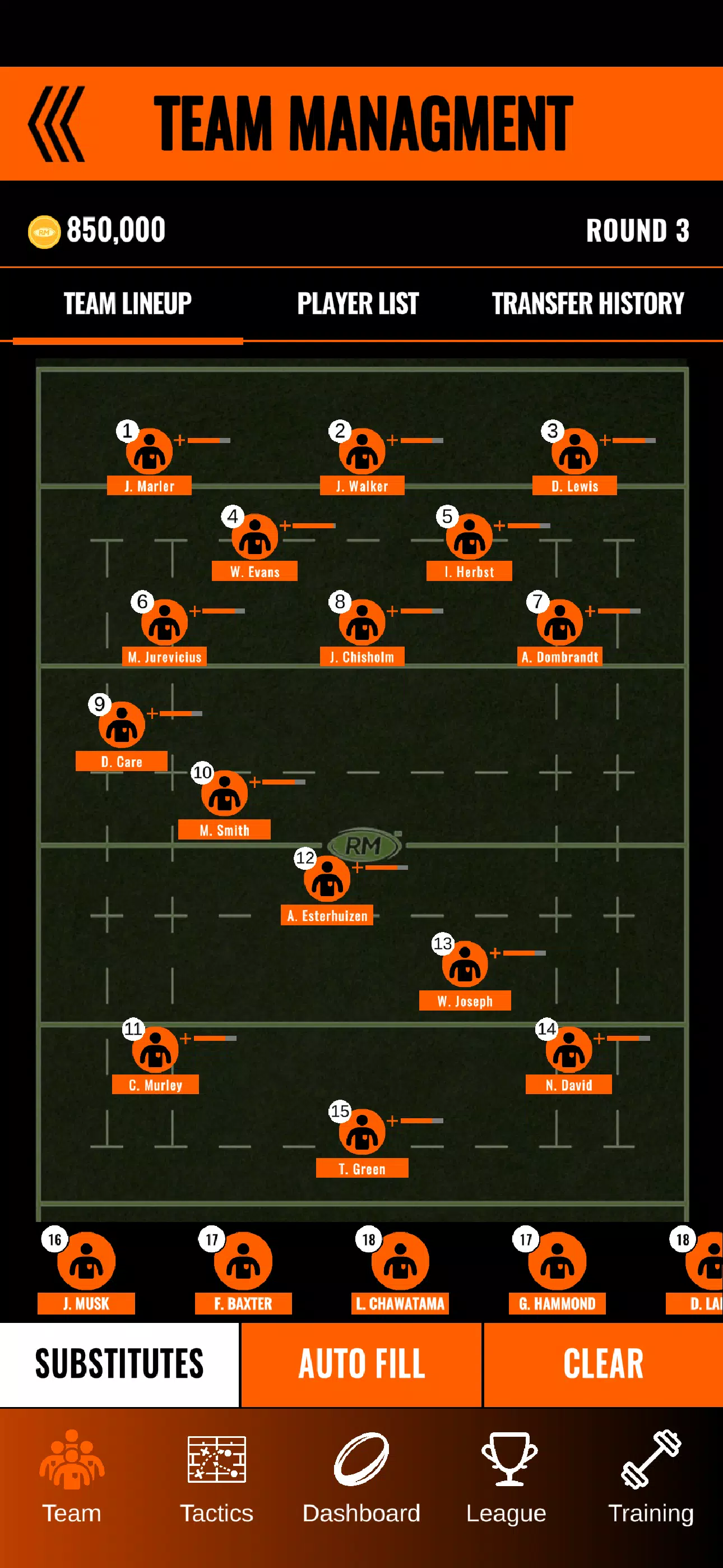 Rugby Manager 25 스크린샷 1