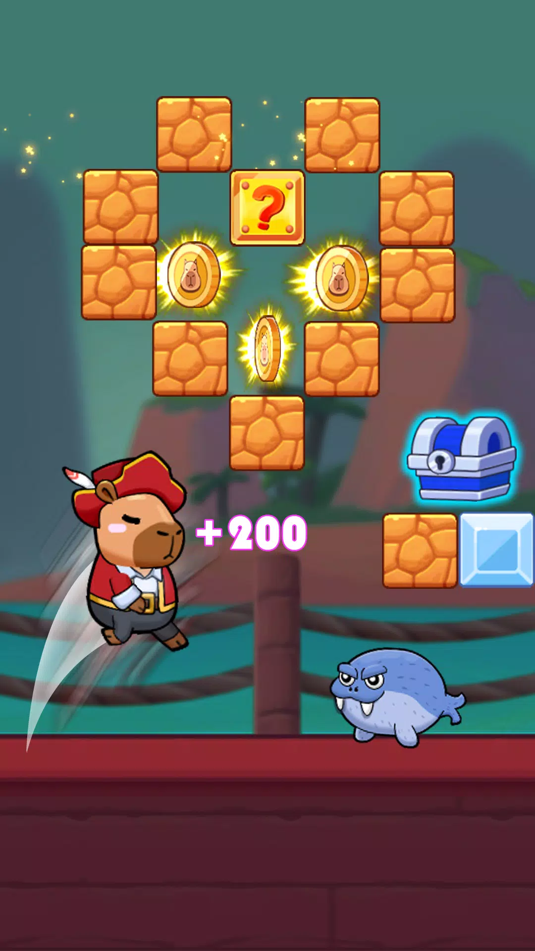 Super Capybara Adventure Tangkapan skrin 0