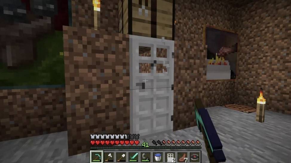 Iron door in minecraft