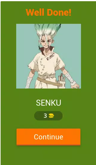 Dr Stone Quiz Captura de tela 1