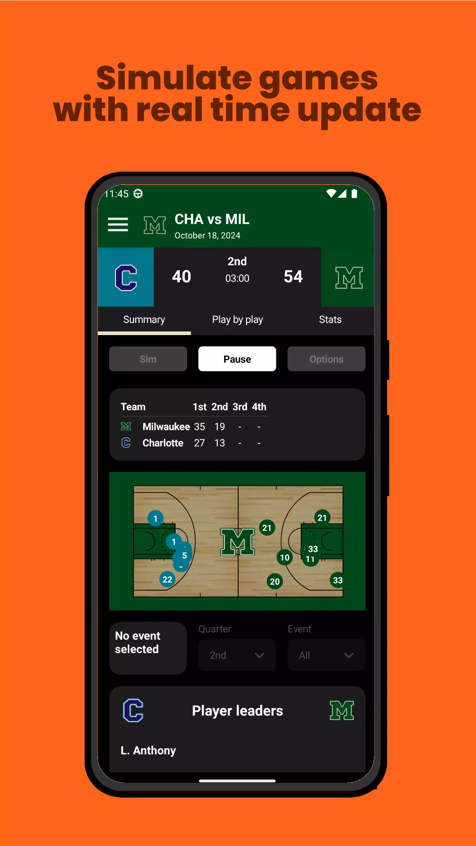 Basketball Legacy Manager 25 Screenshot 1