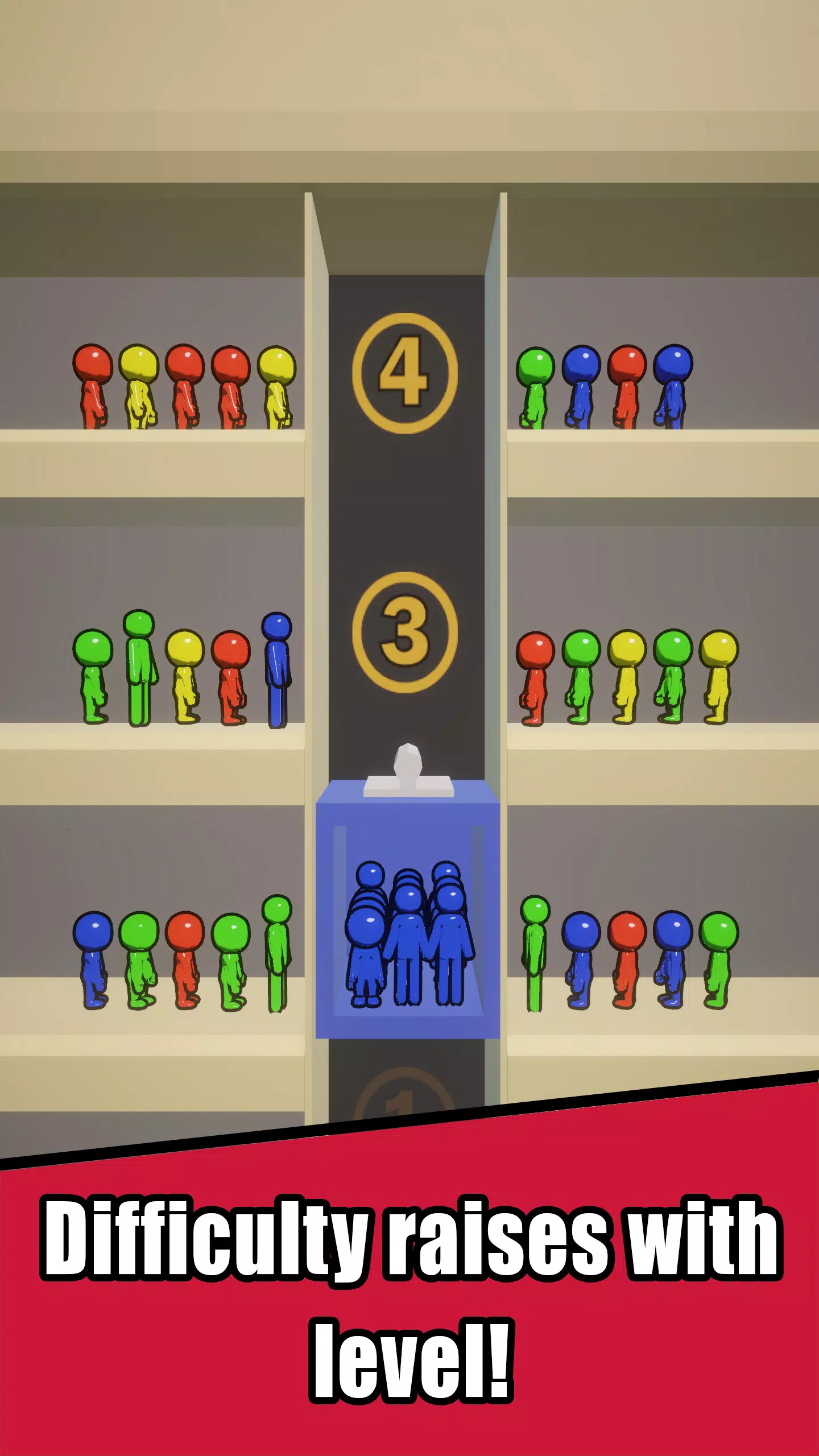 Lift Traffic: elevator game Screenshot 2