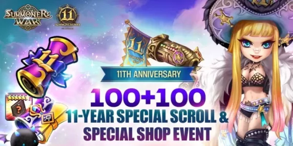 Summoners War: Sky Arena เป็นวันครบรอบ 11 ปีกับ Monster New Monster, Summon Event, Scroll Giveways