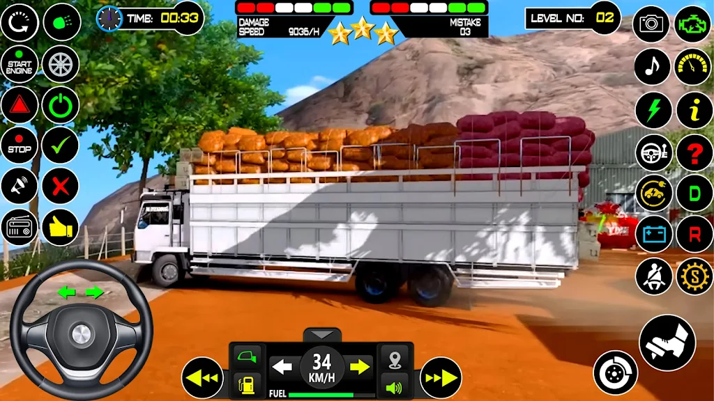 US Mud Truck Transport Game 3D Capture d'écran 2