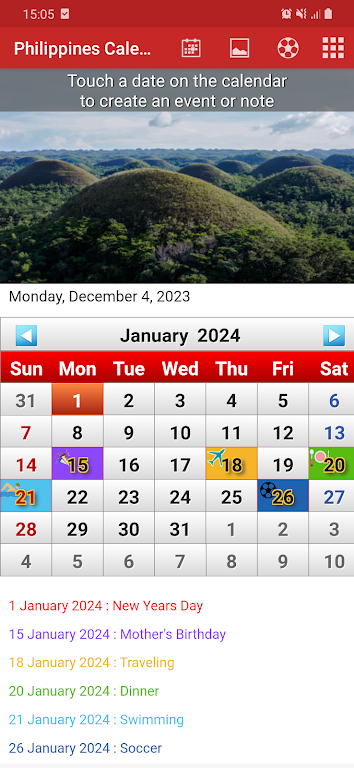 Philippines Calendar 2024應用截圖第2張