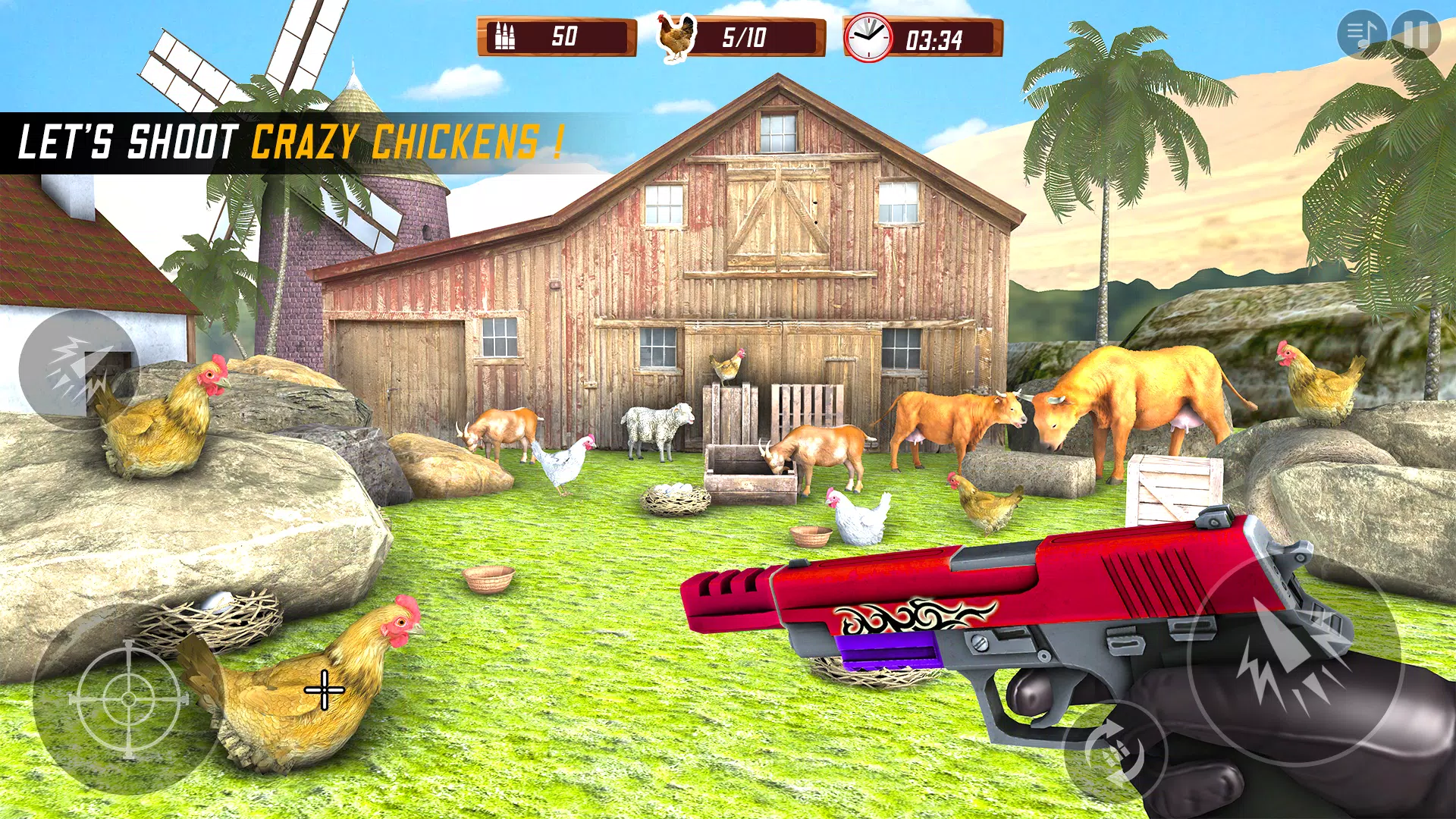 Chicken Shooting 3D Hunt Games Capture d'écran 3