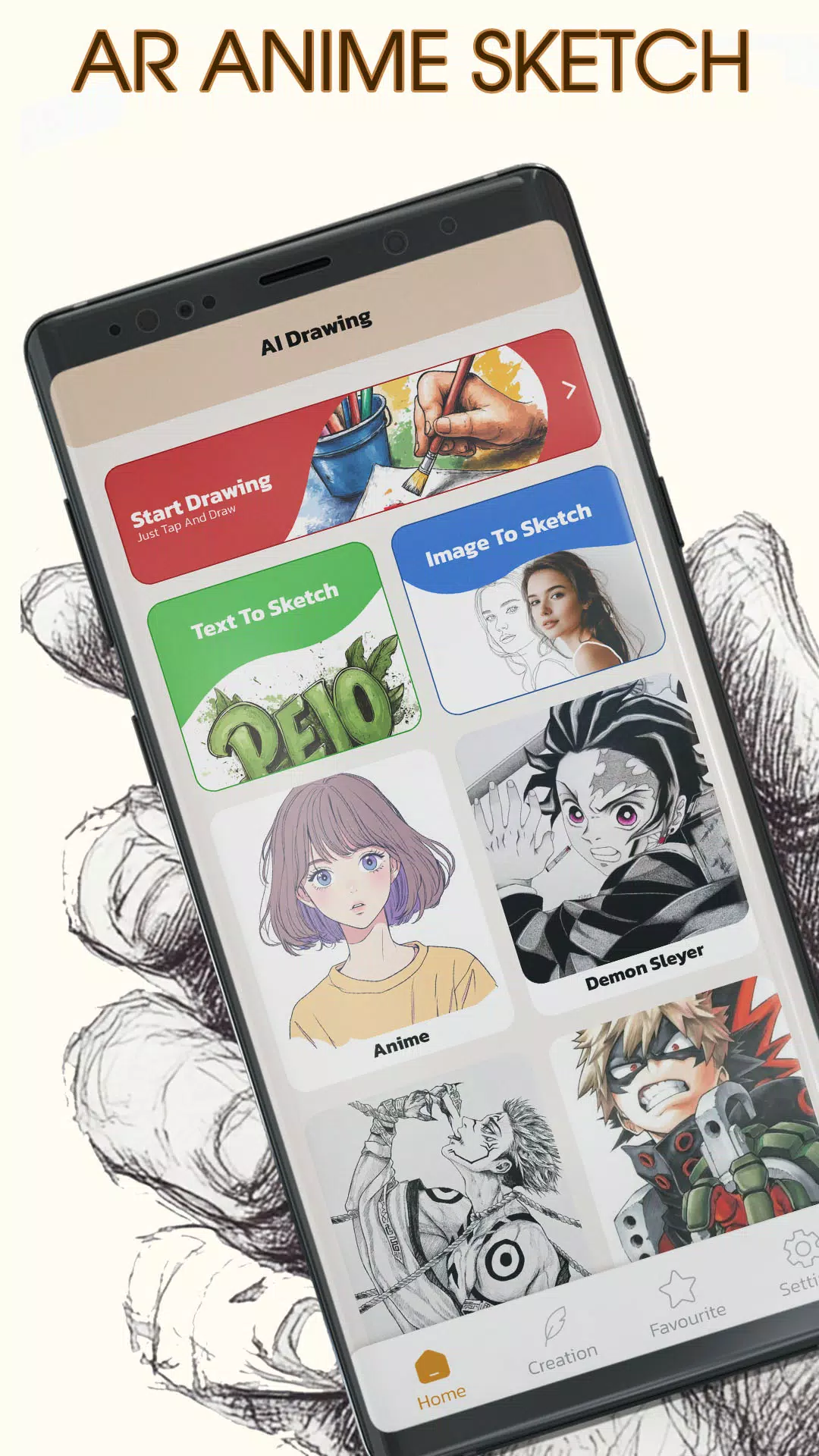 AR Anime Sketch: Trace & Draw Captura de pantalla 0