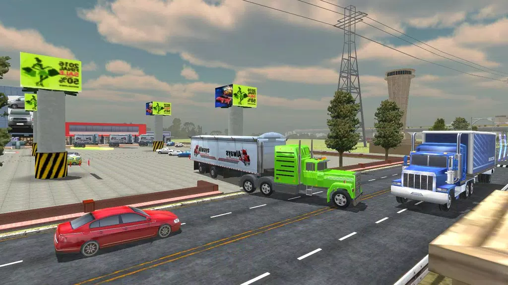 Highway Cargo Truck Simulator Schermafbeelding 1