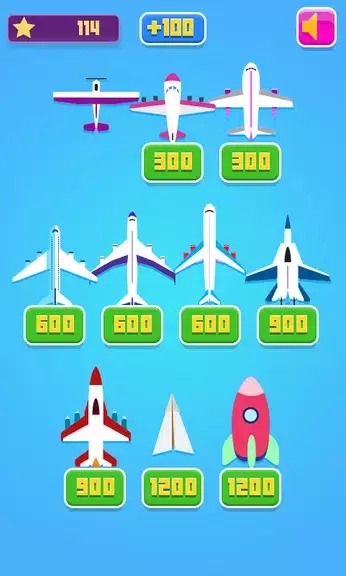 Plane Racing Game For Kids Capture d'écran 2