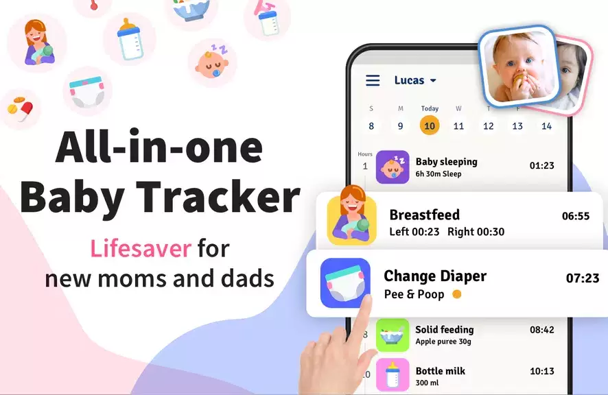 Baby Tracker - Breastfeeding Tangkapan skrin 0