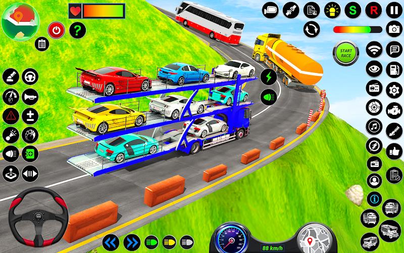 US Police Game Transport Truck स्क्रीनशॉट 3