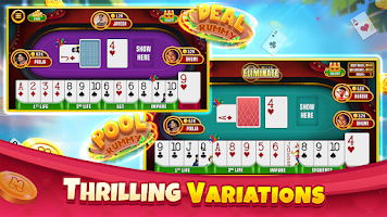 Indian Rummy Offline Card Game Captura de tela 2