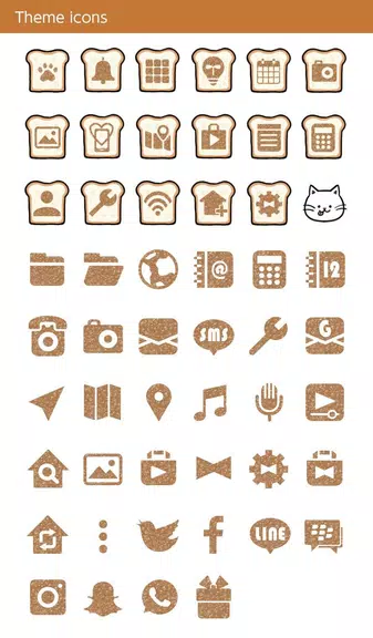 Cute Wallpaper Bread Cat Theme Screenshot 3