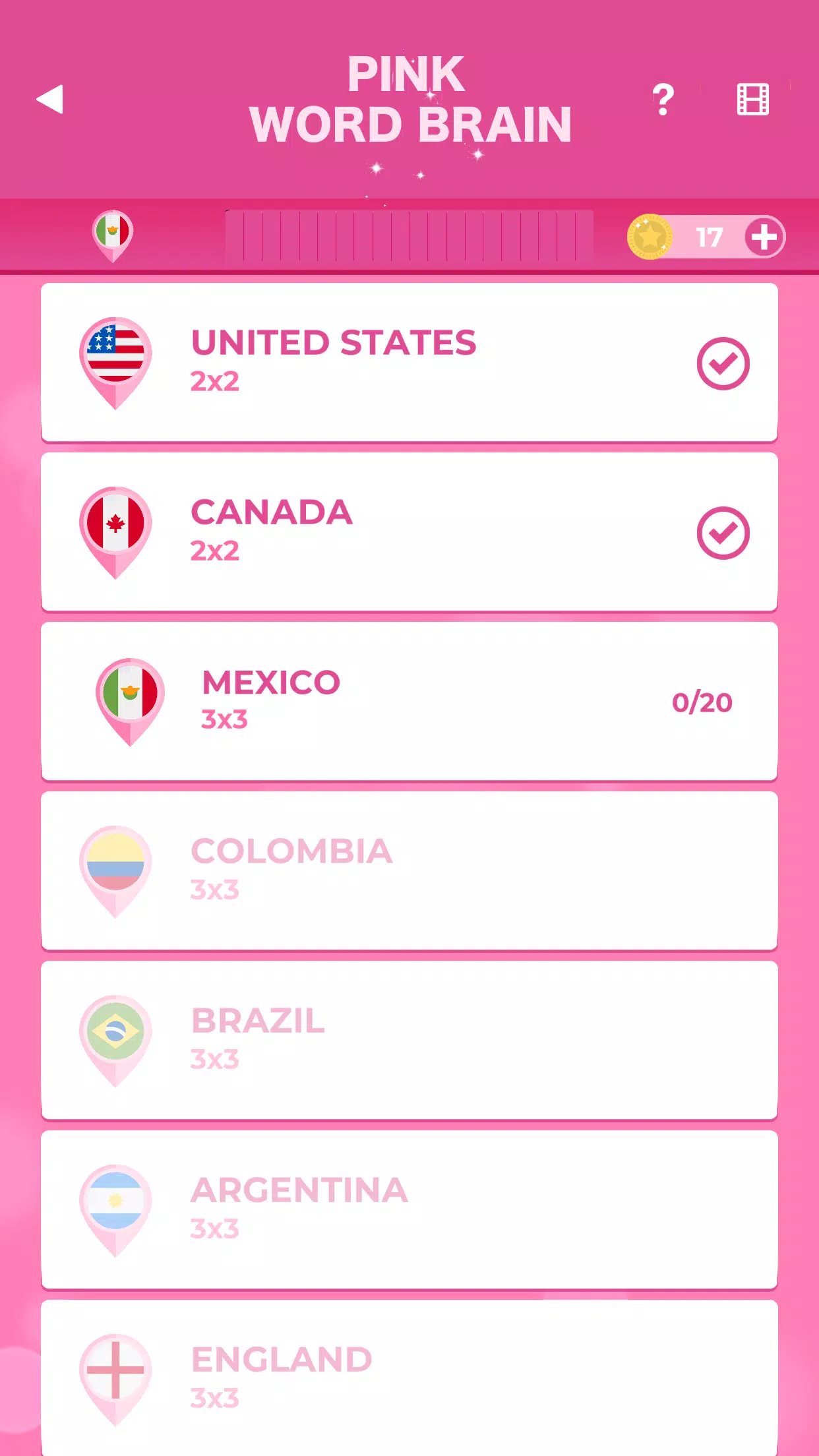 PINK WORD BRAIN Скриншот 2