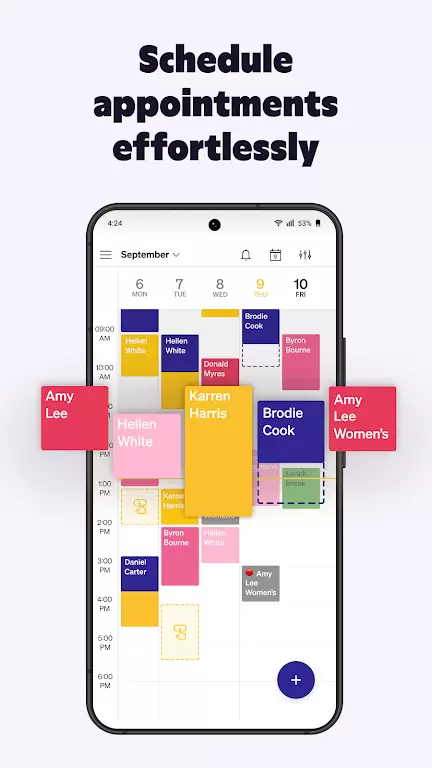 Goldie: Appointment Scheduler ဖန်သားပြင်ဓာတ်ပုံ 1