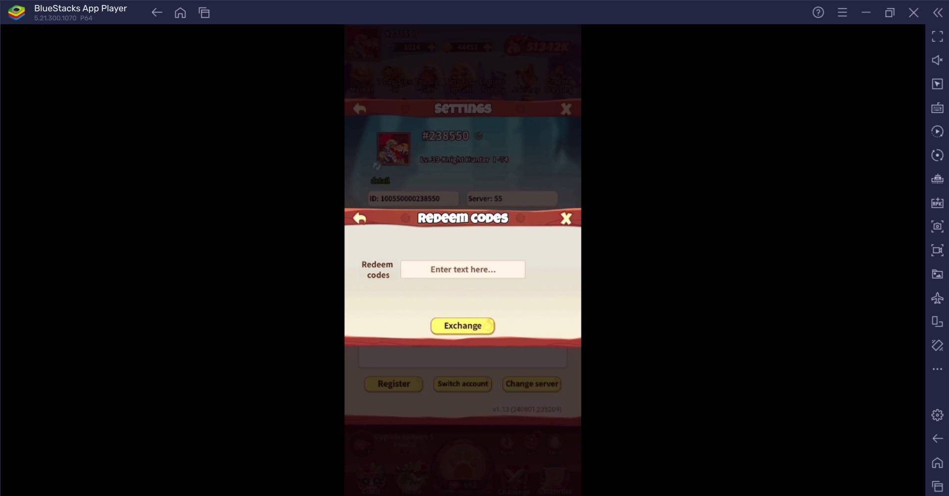 Redeeming a Code in </p>
<p><strong> 