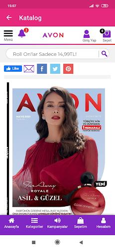 Avon Türkiye Üyelik Capture d'écran 2