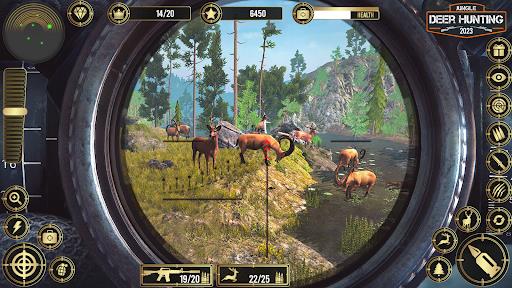 Jungle Deer Hunting Games 3D Captura de tela 2