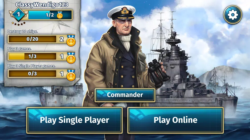 BATTLESHIP - Multiplayer Game スクリーンショット 1