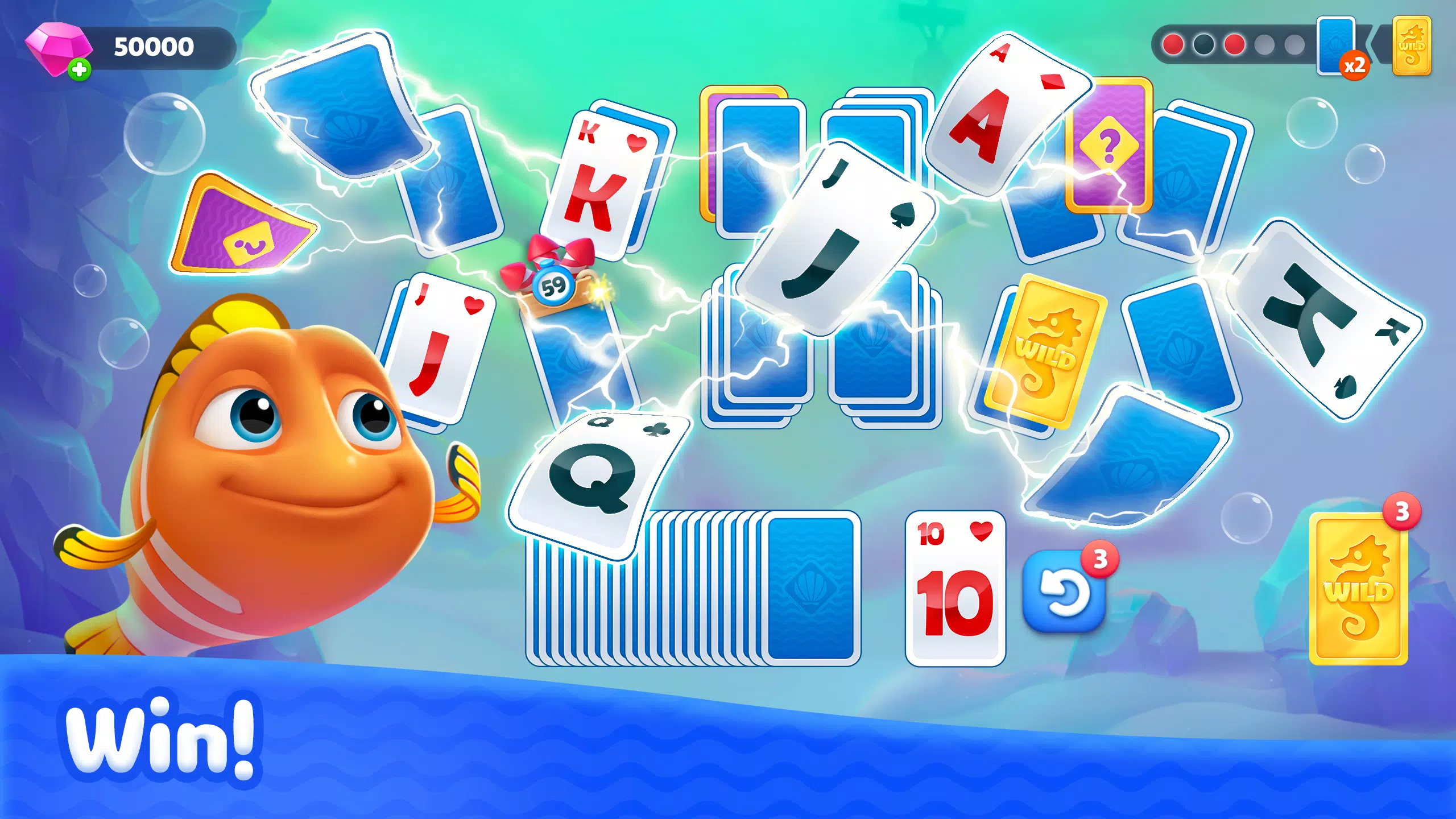 Fishdom Solitaire Tangkapan skrin 2