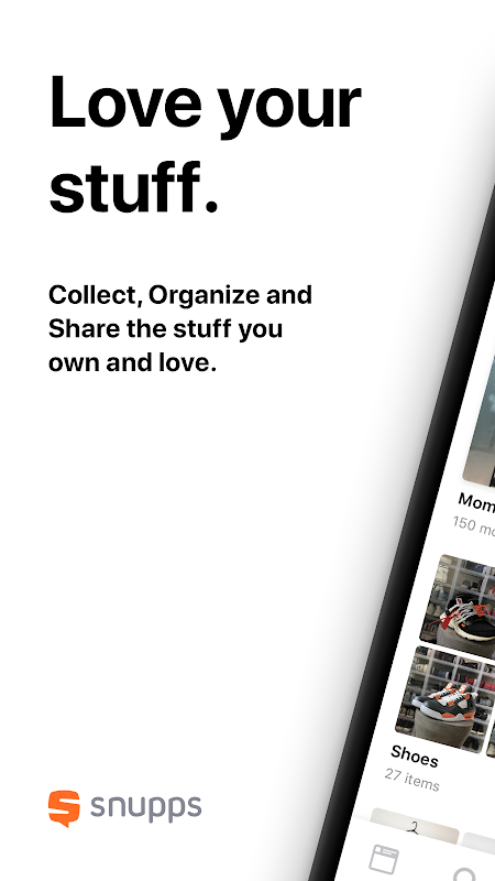 Snupps - Collect Organize Share Screenshot 1