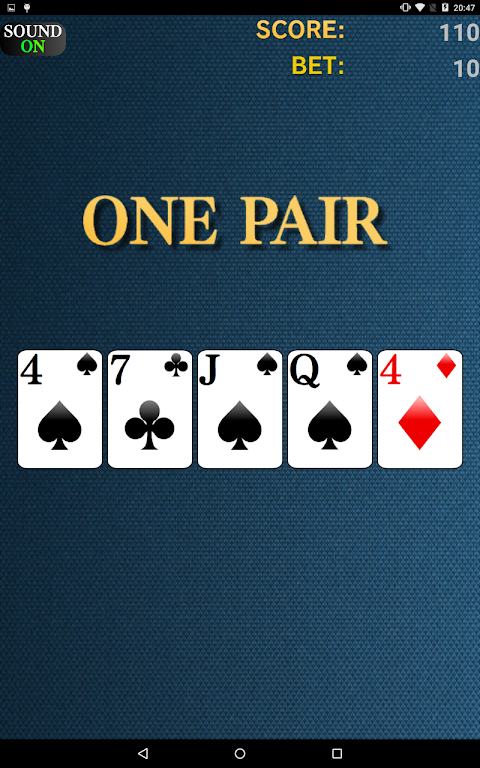 The Best Poker Card Game Screenshot 2