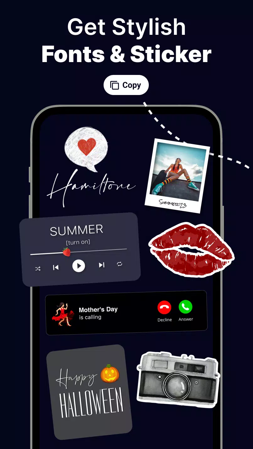 Fonts & Stickers. Add text Capture d'écran 1