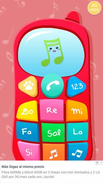 Bébé téléphone - Jeu musical Capture d'écran 0