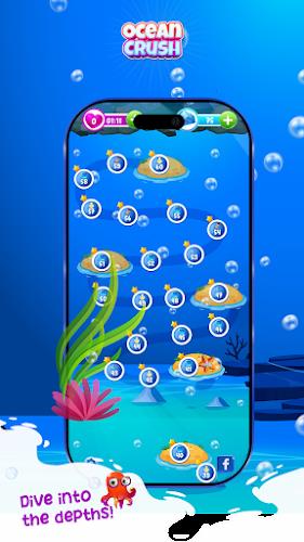 Ocean Crush Game - Match 3 스크린샷 2