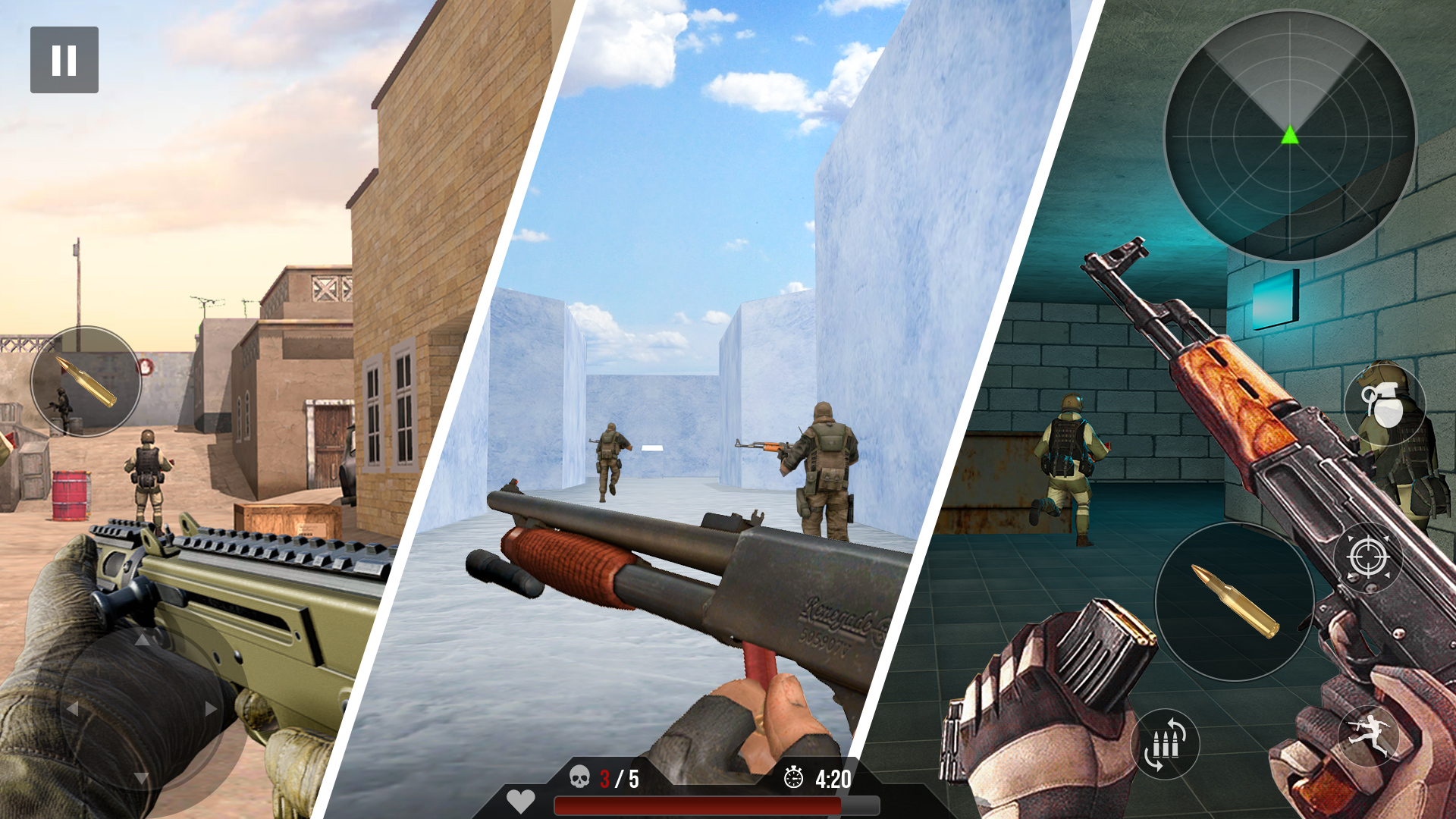 FPS Encounter Shooting Games Screenshot 1