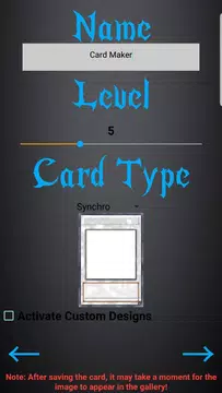 Card Maker - Yugioh Скриншот 1