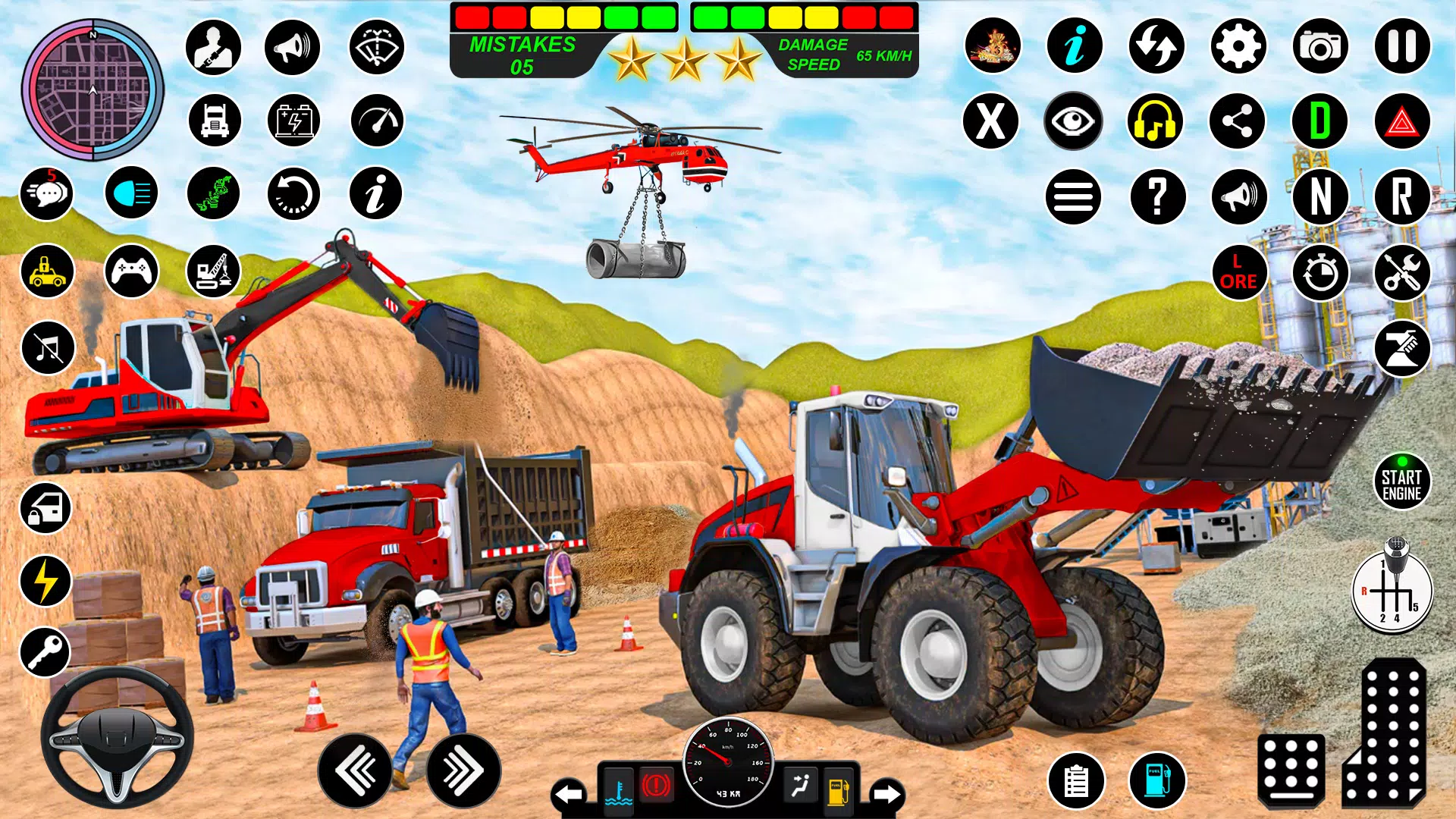 Snow Excavator Simulator Game Capture d'écran 2