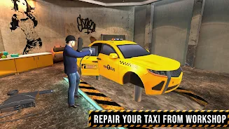 USA Taxi Car Driving: Car Game Ekran Görüntüsü 3