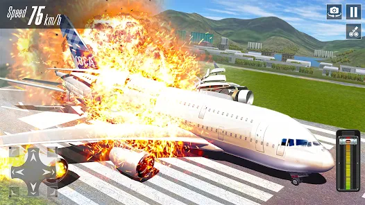 Plane Crash 3d: Airplane Games Screenshot 2