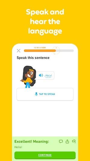 <p>Vier Kernkompetenzen: Duolingo vermittelt Lernenden mehr als nur einfache Sprachkenntnisse. Die App entwickelt umfassende Sprachkompetenz mit der Möglichkeit zum Lesen, Schreiben, Hören und Sprechen. Im Austausch für Lesen, Schreiben und Kommunikation mit anderen Benutzern gewinnen die Lernenden Muttersprachler.<br>Personalisiertes Lernen: Duolingo sticht unter den Apps hervor, die fortschrittliche Algorithmen verwenden, um Lektionen basierend auf der individuellen Leistung anzupassen. Durch diese Personalisierung wird sichergestellt, dass Benutzer sich weder durch Einfachheit langweilen noch durch Komplexität entmutigt werden, und es entsteht eine Umgebung, in der der Fortschritt konstant ist.<br>Kostenlose Sprachkurse: Das am stärksten ausgeprägte Prinzip von Duolingo ist höchstwahrscheinlich die Zugänglichkeit, da dadurch das Lernen zu einem Kinderspiel wird Sprache steht Millionen von Menschen auf der ganzen Welt in vollständig angebotenen Kursen in über 40 Sprachen zur Verfügung. Diese Überzeugung, dass kostenlose Sprachkurse ein Vorrecht für alle sein sollten, hat das kenianische Start-up zu der Überzeugung und Vision geführt, jeden mit einem Mobiltelefon zu einem Polyglotten zu machen.</p>
<p>Jede Funktion von Duolingo ist sorgfältig konzipiert, um sicherzustellen, dass Lernende ihre Reise zum Sprachenlernen nicht nur mit Begeisterung beginnen, sondern auch mit Hingabe und Freude fortsetzen.</p>
<p><strong>Beste Tipps für Duolingo APK</strong></p>
<p>Konsistenz: Da das tägliche Üben einer der wertvollsten Mechanismen beim Erlernen einer neuen Sprache mit Duolingo ist, sollten Sie die Tage am Laufen halten. Schließlich dient Konsistenz dazu, das Lernen zu festigen, indem sie die Wirksamkeit räumlicher Wiederholungen nutzt – eine der wirkungsvollsten Methoden beim Spracherwerb.</p>
<p><img src=