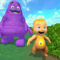 Rainbow Grimace : Find Daddy