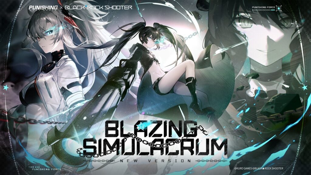 Punishing: Gray Raven Blazing Simulacrum Patch သည် BLACK★ROCK SHOOTER ကို ပါတီသို့ ယူဆောင်လာပေးသည်