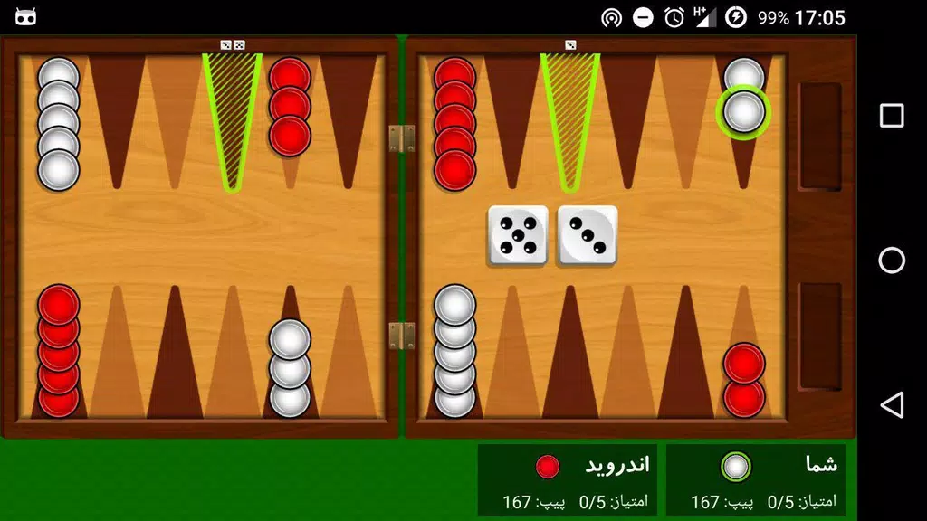 تخته نرد حرفه ای Скриншот 0
