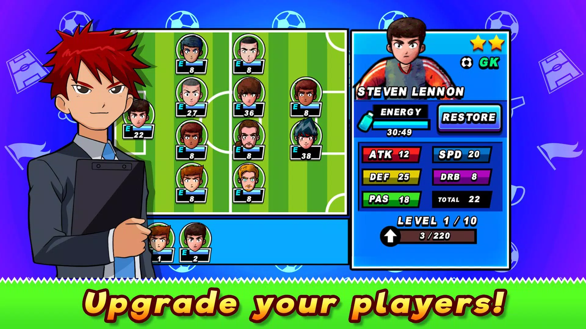 Soccer Heroes RPG スクリーンショット 1