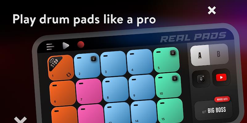 Real Pads: DJ electro drums Captura de pantalla 0