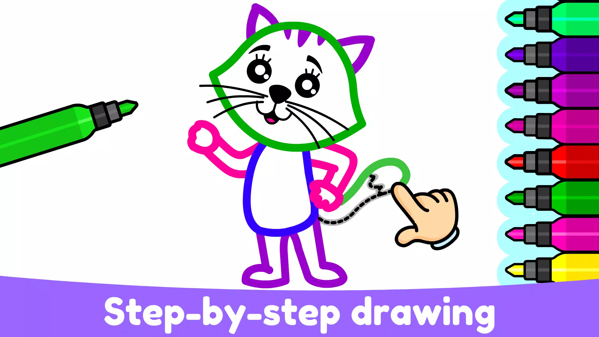 Kids Drawing & Coloring Games應用截圖第3張