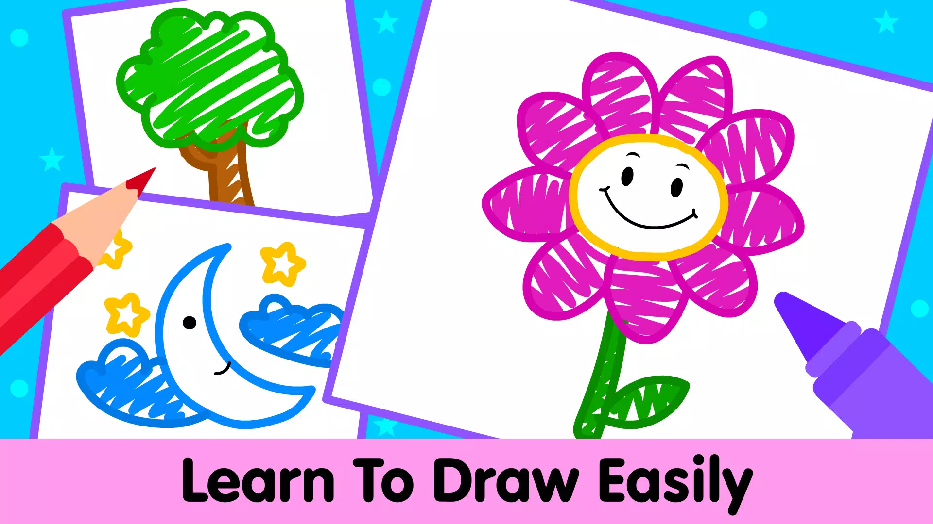 Kids Drawing & Painting Games スクリーンショット 1