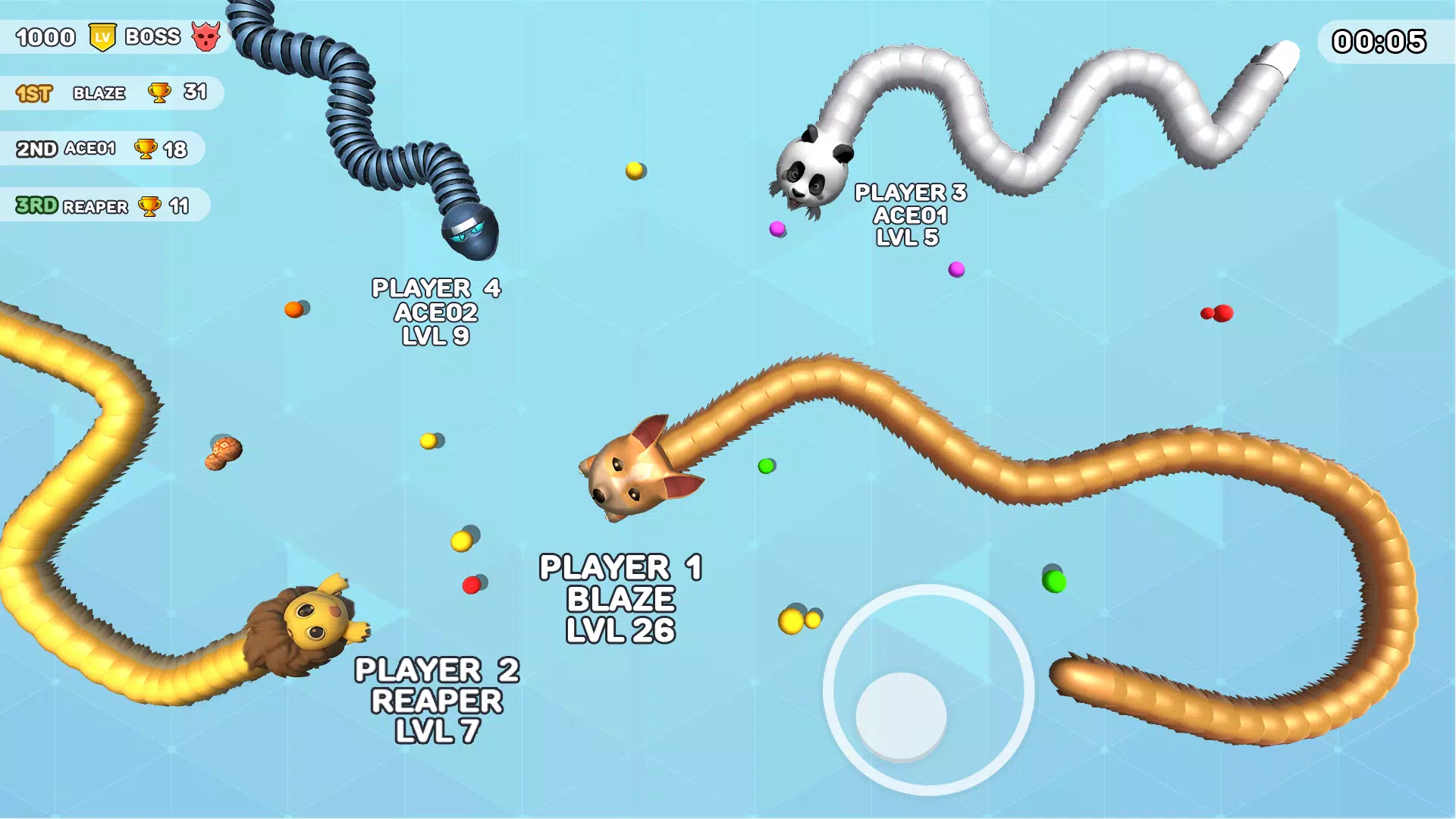 Worms Clash - Snake Games スクリーンショット 3