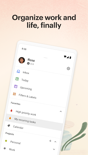 Schermata Todoist: Planner & Calendar 0