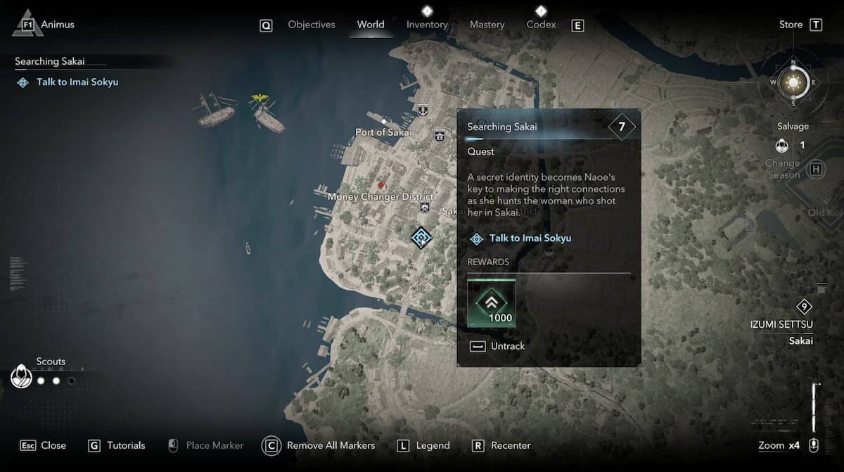 Assassin's Creed Shadows Imai Sokyu Lokasyon