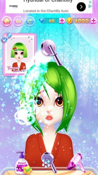 Fashion Hair Salon Games: Royal Hairstyle Screenshot 0