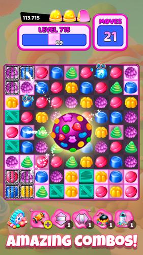 Colorful Gummy Blast Ảnh chụp màn hình 2