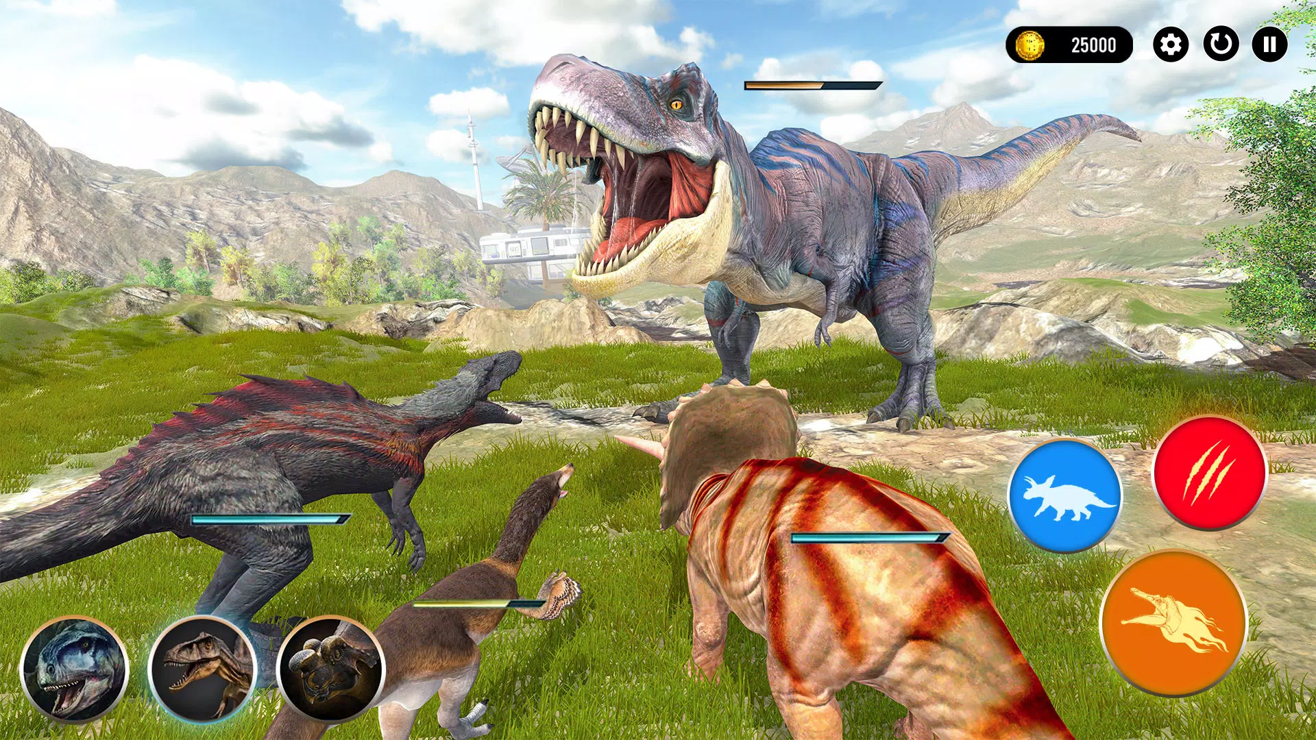 Real Dinosaur Simulator Games Captura de tela 0