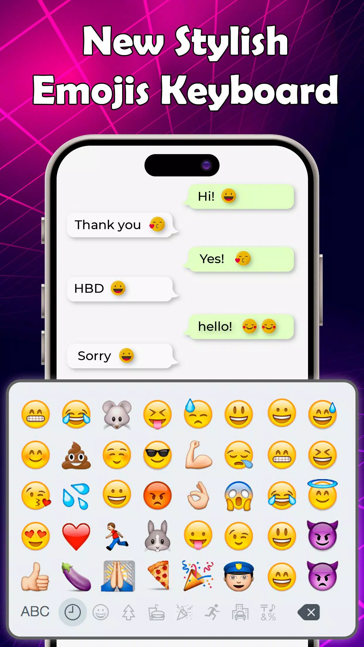 iOS Emojis Capture d'écran 0