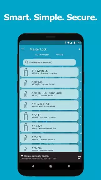 Master Lock Vault Enterprise ဖန်သားပြင်ဓာတ်ပုံ 1